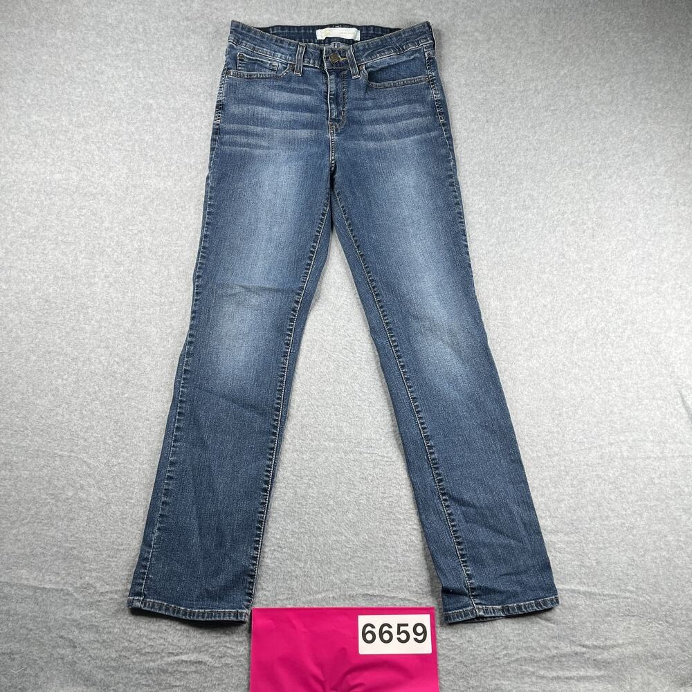 Levi Strauss Signature Gold Jeans Mid Rise Straight Jeans Blue Casual 28x29 *SEE
